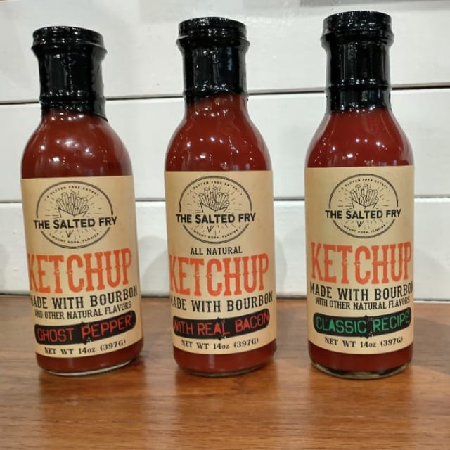 Bottle Ghost Pepper Ketchup.